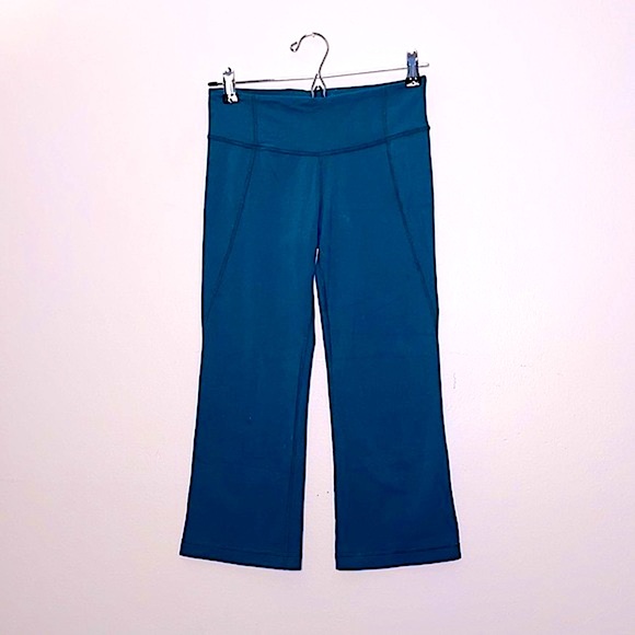 lululemon athletica Pants - Lululemon Groove high-rise flared yoga pants submarine teal 4